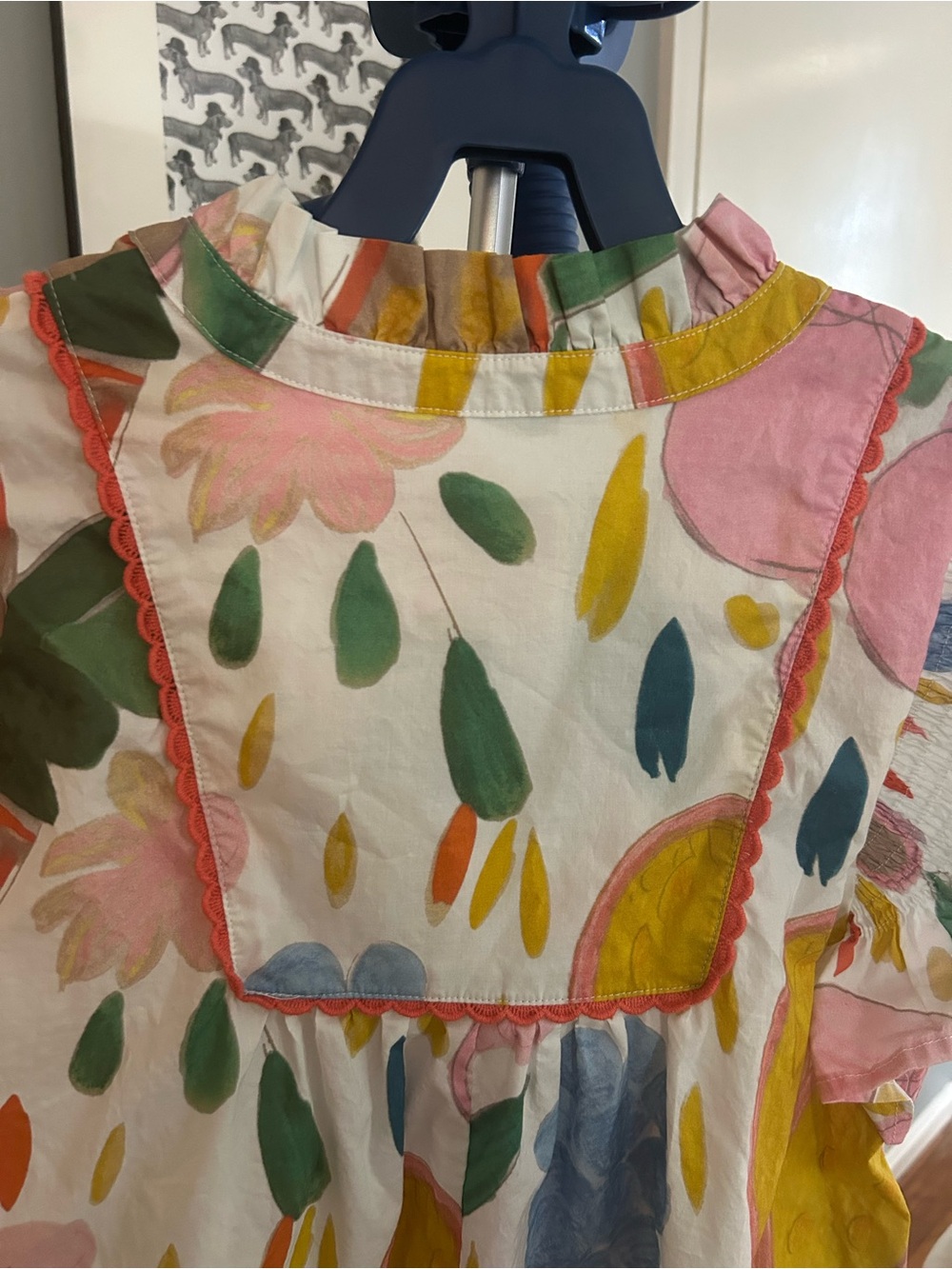 Umgee Multicolor Floral Flutter-Sleeve Dress - Picture 8 of 11